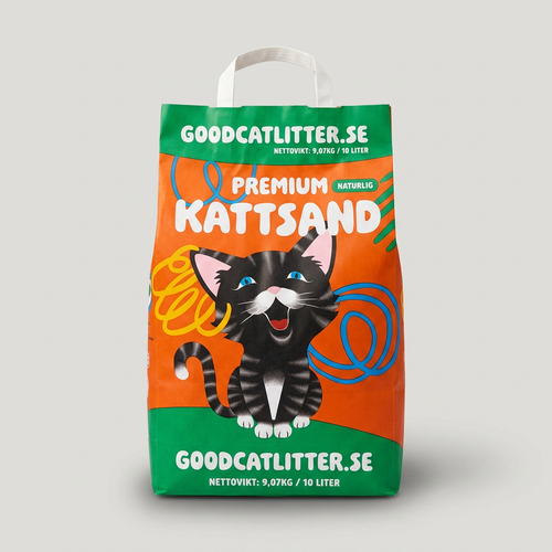 GoodCatLitter premium kattsand 10 liter påse